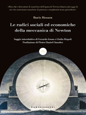 cover image of Le radici sociali ed economiche della meccanica di Newton